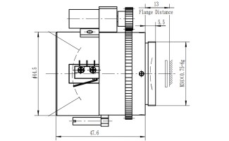 12mm f/1.0 Motorized Lenses for LWIR Thermal Imaging