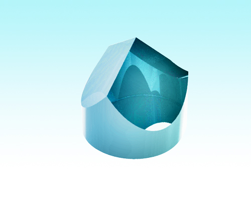 Dia25.4mm N-BK7 Corner Cube Retroreflector, 1403-022